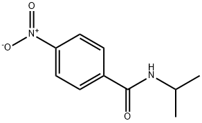 N-异丙基-4-硝基苯甲酰胺 结构式