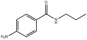 4-氨基-N-丙基苯甲酰胺 结构式