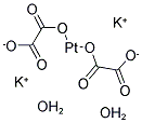 双(草酸根)铂(II)酸钾 结构式