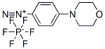 4-(morpholin-4-yl)benzenediazonium hexafluorophosphate  结构式