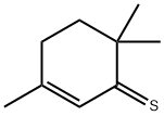 3,6,6-Trimethyl-2-cyclohexene-1-thione 结构式