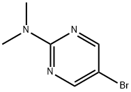 5-溴-2-(二甲基氨基)嘧啶 结构式