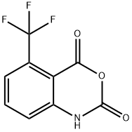 5-(Trifluoromethyl)-2H-3,1-benzoxazine-2,4(1H)-dione, 5-(Trifluoromethyl)-1H-benzo[d][1,3]oxazine-2,4-dione 结构式