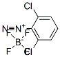 2,6-二氯偶氮苯四氟硼酸盐 结构式