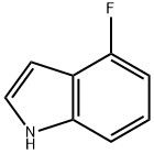 4-氟吲哚 结构式