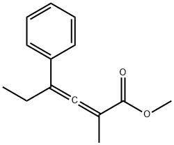 2-Methyl-4-phenyl-2,3-hexadienoic acid methyl ester 结构式