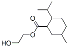 2-hydroxyethyl 2-(isopropyl)-5-methylcyclohexanecarboxylate  结构式