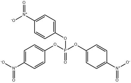 三(4-硝基苯基)磷酸酯 结构式