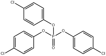tris(4-chlorophenyl) phosphate 结构式