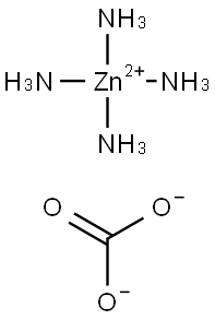 tetraamminezinc(2+) carbonate 结构式