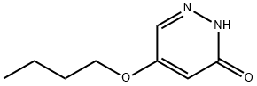 5-丁氧基哒嗪-3(2H)-酮 结构式