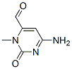 4-Pyrimidinecarboxaldehyde, 6-amino-2,3-dihydro-3-methyl-2-oxo- (9CI) 结构式