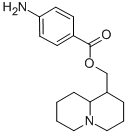 2H-Quinolizine-1-methanol, octahydro-, 4-aminobenzoate (ester) 结构式