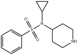 N-Cyclopropyl-N-(piperidin-4-yl)benzenesulfonamide