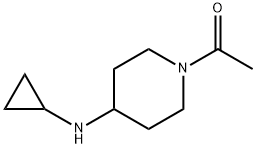1-乙酰基-4-环丙基氨基哌啶 结构式