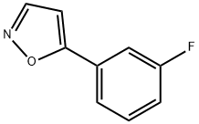 5-(2-氟苯基)异恶唑 结构式
