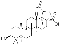表白桦脂酸 结构式