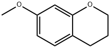 3,4-二氢-7-甲氧基-2H-1-苯并吡喃 结构式