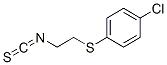 1-CHLORO-4-[(2-ISOTHIOCYANATOETHYL)THIO]BENZENE 结构式