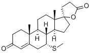 7a-Thiomethylspironolactone 结构式