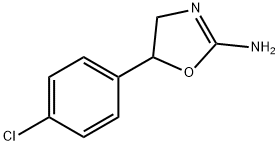 5-(4-chlorophenyl)-4,5-dihydro-1,3-oxazol-2-amine 结构式