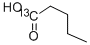 戊酸-1-13C 结构式