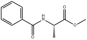 2-苯甲酰氨基丙酸甲酯 结构式