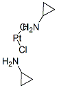 dichlorobis(cyclopropylamine)platinum II 结构式