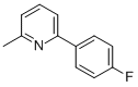 2-(4-氟苯基)-6-甲基吡啶 结构式