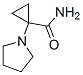 Cyclopropanecarboxamide, 1-(1-pyrrolidinyl)- (9CI) 结构式