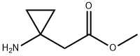 环丙基乙酸,1 -氨基,甲基酯 结构式