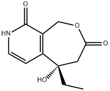 Oxepino[3,4-c]pyridine-3,9-dione, 5-ethyl-1,4,5,8-tetrahydro-5-hydroxy-, (5S)- (9CI) 结构式