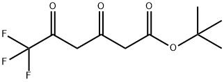 6,6,6-TRIFLUORO-3,5-DIOXO-HEXANOIC ACID, 1,1-DIMETHYLETHYL ESTER 结构式