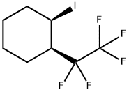 (1R,2R)-1-碘-2-(全氟乙基)环己烷 结构式