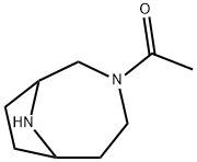 3,9-Diazabicyclo[4.2.1]nonane, 3-acetyl- (9CI) 结构式