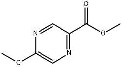 5-甲氧基吡嗪甲酸甲酯 结构式