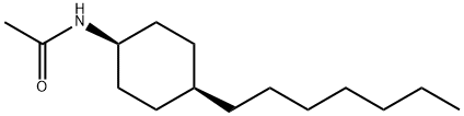 N-ACETYL-4-N-HEPTYLCYCLOHEXYLAMINE 结构式