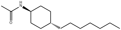 N-ACETYL-4-N-HEPTYLCYCLOHEXYLAMINE 结构式