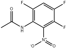 2-ACETAMIDO-1-NITRO-3,5,6-TRIFLUOROBENZENE 结构式