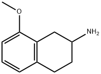 8-甲氧基-1,2,3,4-四氢萘-2-胺 结构式