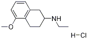 1,2,3,4 四氢-5-甲氧基 -N- 乙基 2-NAPTHALEN胺 盐酸盐 结构式