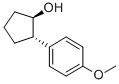 Trans-2-(4-Methoxyphenyl)-cyclopentanol 结构式