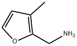 (3-甲基呋喃-2-基)甲胺 结构式