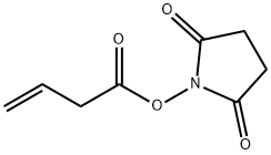 3-丁烯酸,2,5-二氧-1-吡咯烷基酯 结构式