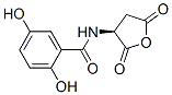 Benzamide, 2,5-dihydroxy-N-[(3S)-tetrahydro-2,5-dioxo-3-furanyl]- (9CI) 结构式