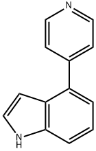 4-(4-PYRIDINYL)-1H-INDOLE 结构式