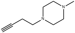 1-(丁-3-炔-1-基)-4-甲基哌嗪 结构式