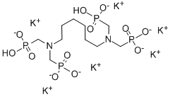 己二胺四甲叉膦酸六钾盐 结构式