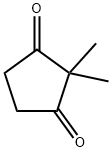 2,2-二甲基环戊烷-1,3-二酮 结构式