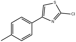 2-氯-4-(4-甲基苯基)-1,3-噻唑 结构式